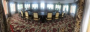 Meeting Room where UAE unification treaty was signed - Etihad Museum, Dubai, UAE