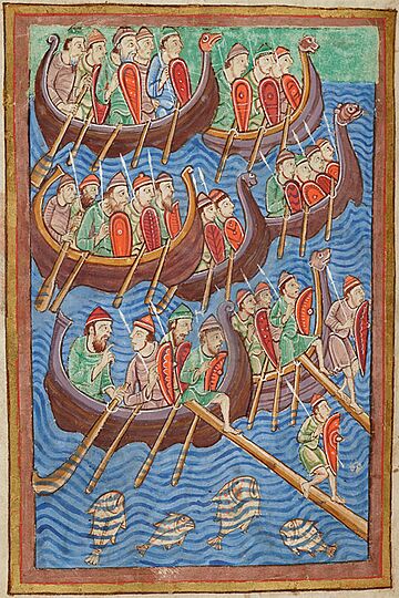 Miscellany on the Life of St. Edmund - MS M.736 fol. 9v