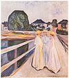 Munch, Sommernacht (1903, Linde Frieze).jpg