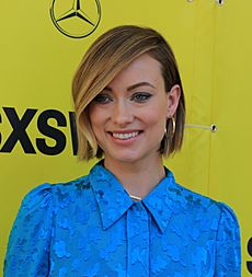Olivia Wilde at the Red Carpet Premiere of A Vigilante during SXSW 2018 (26876841998) (cropped)