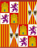 Pendón heráldico de los Reyes Catolicos de 1475-1492