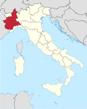 Piedmont in Italy
