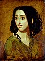 Portrait of Mlle Rachel by William Etty YORAG 988