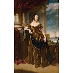 Portrait of a lady by George Hayter (Naples 1828)