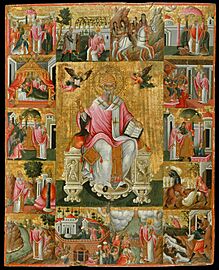 Poulakis Theodoros - St Spyridon and scenes from his life - Google Art Project