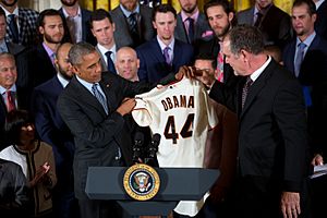 President Obama Honors the World Series Champion San Francisco Giants at the White House (2)