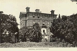 ROSEWELL BEFORE IT BURNED- It burned in 1916