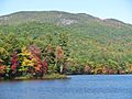 Ragged Mountain (New Hampshire) east side from Elbow Pond
