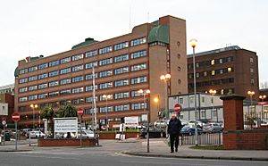 Royal Gwent Hospital, Newport, Cardiff Road entrance