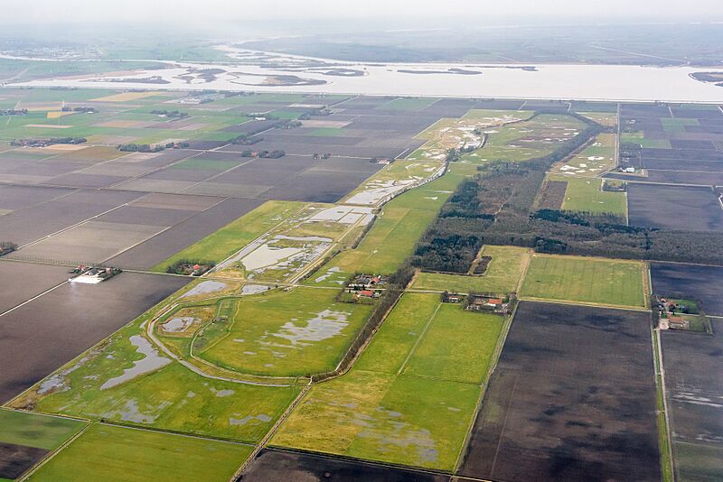Schokland luchtfoto