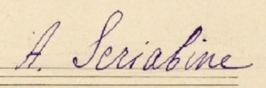 Scriabin Signature