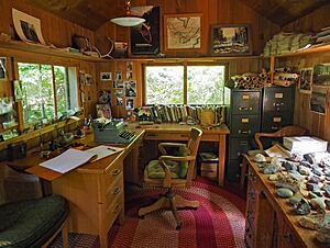 Sigurd F. Olson Writing Shack interior