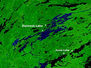 Sipiwesk Lake in Manitoba