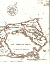 Somers Isles Map by John Speed 1676 - Parish of St George