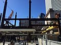South Station Tower construction, April 2021