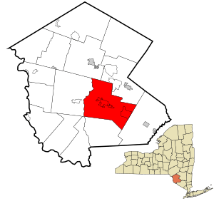 Location of Thompson in Sullivan County, New York