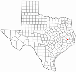 Location of Shepherd, Texas