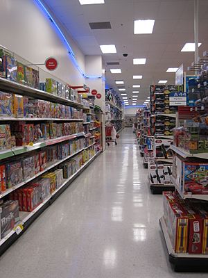 Target aisle, Serramonte Center