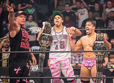 The Acclaimed & Billy Gunn 2022-12-07 (AEW, Dynamite, HEB Center, Cedar Park)