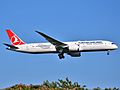 Turkish Airlines Boeing 787-9 Dreamliner TC-LLC approaching JFK Airport