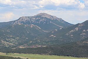 Twin Sisters Peaks, Many Parks Curve Overlook, July 2016