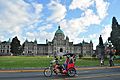 Victoria, BC - British Columbia Legislature and pedicab 01 (19798083893)