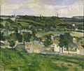 View of Auvers-sur-Oise Paul Cezanne