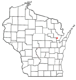 Location of Morgan, Wisconsin