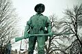 "The Hiker", Foster Park, Grand Rapids, MI, January 25, 2011