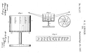1867-04 lincoln patent US64117-0R