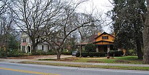 327 and 347 Oglethorpe Ave, c. 1890 & 1930 respectively