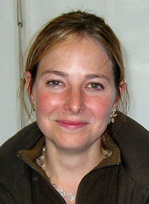 Alice Roberts -West Hanney, Oxfordshire, England -archaeology rally-11Sept2010-2