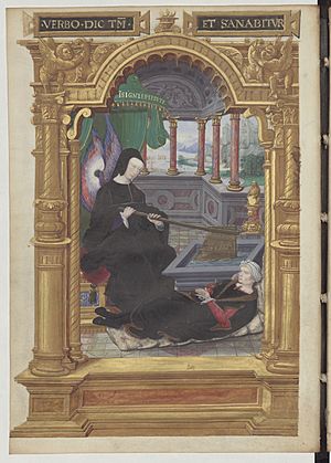 Allégorie de la régence de Louise de Savoie - Gestes de Blanche de Castille BNF Fr5715