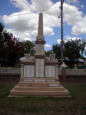 Allora Great War memorial