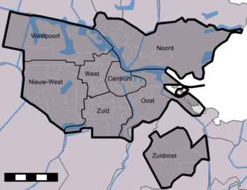 Amsterdamse stadsdelen 2010