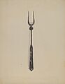 Anna Aloisi, Toasting Fork, c. 1936, NGA 22397