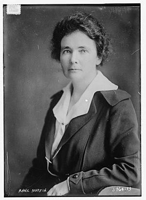 Anne Henrietta Martin in 1916