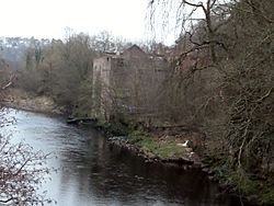 Barskimming Mill fron the Old Bridge, East Ayrshire, Scotland