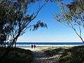 Beach in Kingscliff Queensland