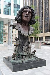 Betty Campbell statue - full view