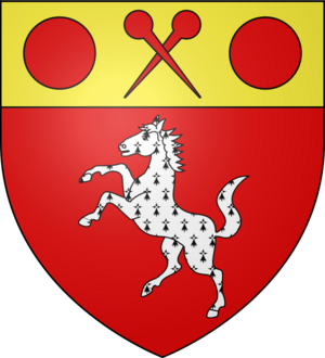 Blason ville fr Ascoux (Loiret)