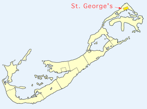 Location in Bermuda