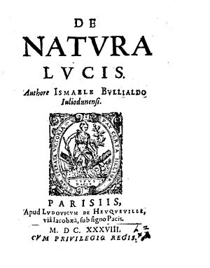 Boulliau, Ismaël – De natura lucis, 1638 – BEIC 169735