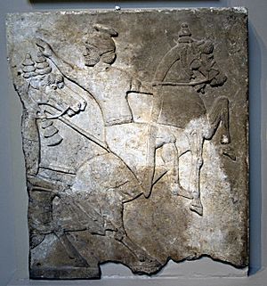 Britishmuseumassyrianreliefhorsemannimrud