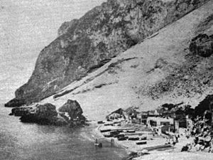 Catalan Bay (La Caleta) in the late 1800s