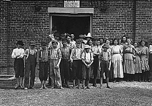 Child workers in Tupelo, Mississippi