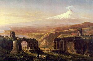 Cole Thomas Mount Aetna from Taormina 1844