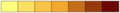 Color progression examples blended hue