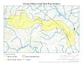 Course of Marys Creek (Haw River tributary)