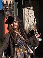Dale Clark poses as Johnny Depp, in Pirates of the Caribbean, 24391
